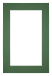 Paspartú Tamaño del Marco 61x91.5 cm - Tamaño de la Foto 50x80 cm - Bosque Verde