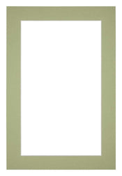 Paspartú Tamaño del Marco 62x93 cm - Tamaño de la Foto 55x85 cm - Menta Verde
