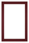 Paspartú Tamaño del Marco 61x91,5 cm - Tamaño de la Foto 55x85 cm - Vino Rojo