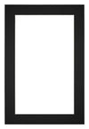 Paspartú Tamaño del Marco 62x93 cm - Tamaño de la Foto 55x85 cm - Negro