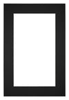 Paspartú Tamaño del Marco 62x93 cm - Tamaño de la Foto 50x70 cm - Negro