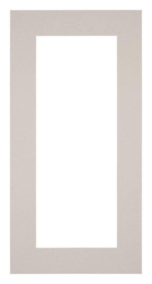 Paspartú Tamaño del Marco 50x100 cm - Tamaño de la Foto 40x80 cm - Granito Gris