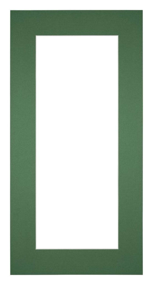 Paspartú Tamaño del Marco 50x100 cm - Tamaño de la Foto 30x80 cm - Bosque Verde