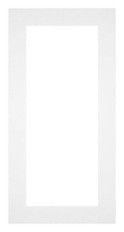 Paspartú Tamaño del Marco 40x70 cm - Tamaño de la Foto 30x60 cm - Blanco