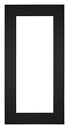 Paspartú Tamaño del Marco 50x100 cm - Tamaño de la Foto 30x80 cm - Negro