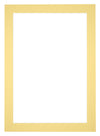 Paspartú Tamaño del Marco 36x49 cm - Tamaño de la Foto 25x40 cm - Amarillo