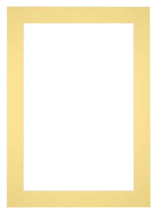 Paspartú Tamaño del Marco 36x49 cm - Tamaño de la Foto 20x30 cm - Amarillo
