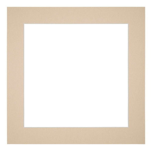 Paspartú Tamaño del Marco 45x45 cm - Tamaño de la Foto 35x35 cm - Beige