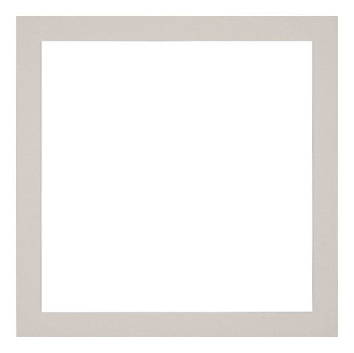 Paspartú Tamaño del Marco 60x60 cm - Tamaño de la Foto 55x55 cm - Granito Gris