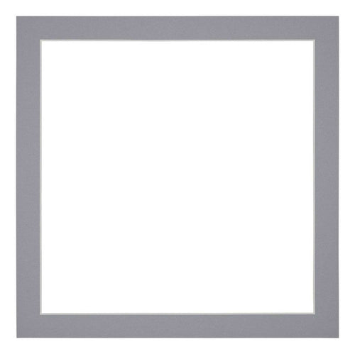 Paspartú Tamaño del Marco 60x60 cm - Tamaño de la Foto 55x55 cm - Gris