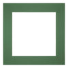 Paspartú Tamaño del Marco 70x70 cm - Tamaño de la Foto 55x55 cm - Bosque Verde