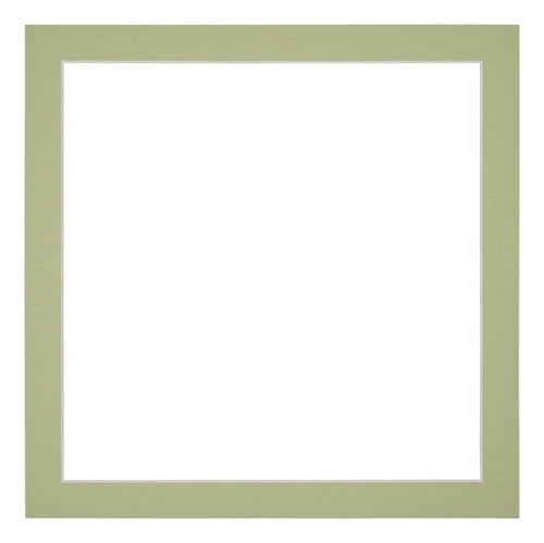 Paspartú Tamaño del Marco 60x60 cm - Tamaño de la Foto 55x55 cm - Menta Verde