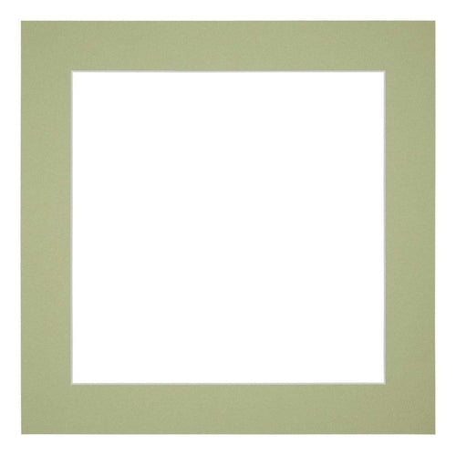 Paspartú Tamaño del Marco 45x45 cm - Tamaño de la Foto 35x35 cm - Menta Verde