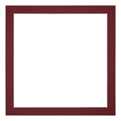 Paspartú Tamaño del Marco 70x70 cm - Tamaño de la Foto 65x65 cm - Vino Rojo