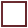 Paspartú Tamaño del Marco 60x60 cm - Tamaño de la Foto 55x55 cm - Vino Rojo