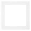 Paspartú Tamaño del Marco 60x60 cm - Tamaño de la Foto 50x50 cm - Blanco