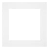 Paspartú Tamaño del Marco 25x25 cm - Tamaño de la Foto 13x13 cm - Blanco