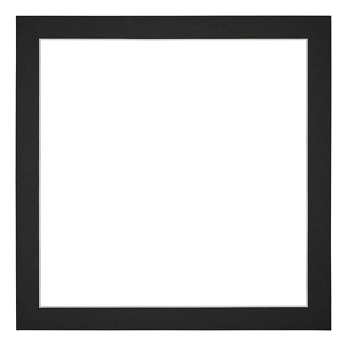 Paspartú Tamaño del Marco 60x60 cm - Tamaño de la Foto 55x55 cm - Negro