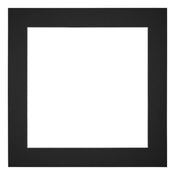 Paspartú Tamaño del Marco 20x20 cm - Tamaño de la Foto 10x10 cm - Negro