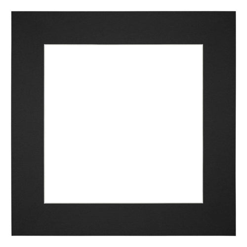Paspartú Tamaño del Marco 70x70 cm - Tamaño de la Foto 55x55 cm - Negro