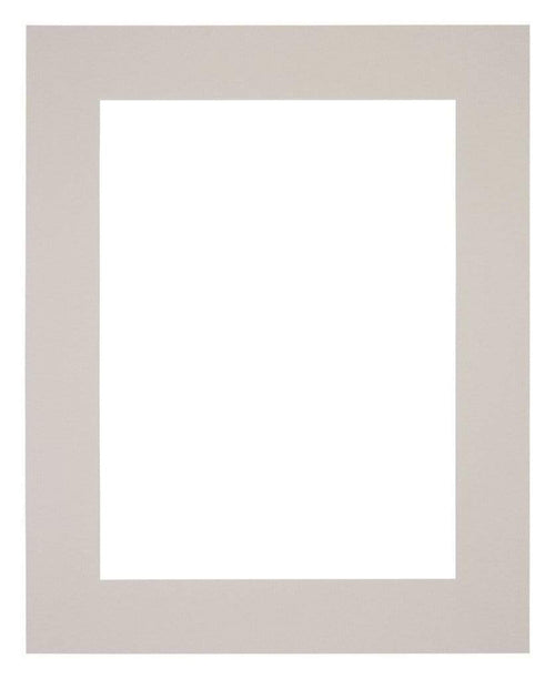 Paspartú Tamaño del Marco 25x30 cm - Tamaño de la Foto 13x18 cm - Granito Gris