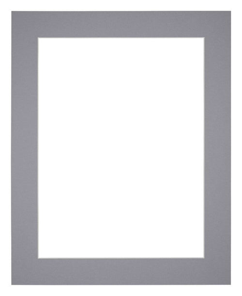 Paspartú Tamaño del Marco 50x75 cm - Tamaño de la Foto 40x55 cm - Gris