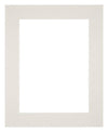 Paspartú Tamaño del Marco 25x30 cm - Tamaño de la Foto 13x18 cm - Gris Claro