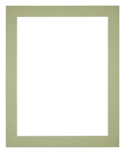 Paspartú Tamaño del Marco 20x25 cm - Tamaño de la Foto 9x13 cm - Menta Verde