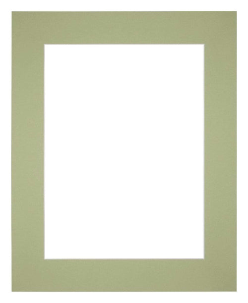 Paspartú Tamaño del Marco 25x30 cm - Tamaño de la Foto 13x18 cm - Menta Verde