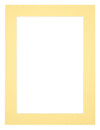 Paspartú Tamaño del Marco 46x61 cm - Tamaño de la Foto 40x50 cm - Amarillo