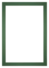 Paspartú Tamaño del Marco 70x100 cm - Tamaño de la Foto 61x91,5 cm - Bosque Verde