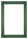 Paspartú Tamaño del Marco 36x49 cm - Tamaño de la Foto 20x30 cm - Bosque Verde