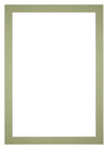Paspartú Tamaño del Marco 33x48 cm - Tamaño de la Foto 20x40 cm - Menta Verde