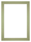 Paspartú Tamaño del Marco 33x48 cm - Tamaño de la Foto 20x30 cm - Menta Verde