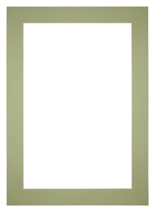 Paspartú Tamaño del Marco 36x49 cm - Tamaño de la Foto 20x30 cm - Menta Verde