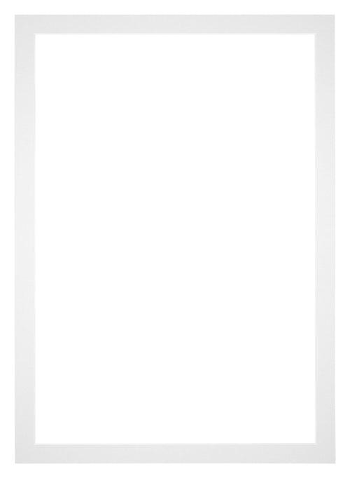 Paspartú Tamaño del Marco 70x100 cm - Tamaño de la Foto 65x95 cm - Blanco