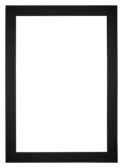 Paspartú Tamaño del Marco 25x35 cm - Tamaño de la Foto 15x25 cm - Negro