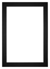 Paspartú Tamaño del Marco 36x49 cm - Tamaño de la Foto 25x40 cm - Negro
