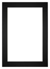 Paspartú Tamaño del Marco 36x49 cm - Tamaño de la Foto 20x30 cm - Negro