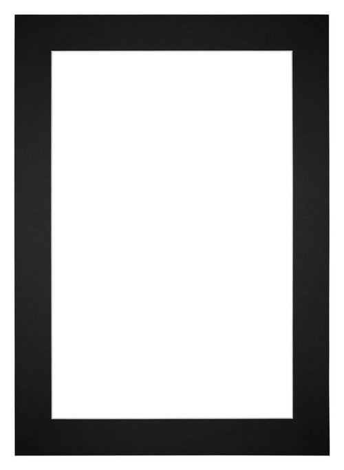 Paspartú Tamaño del Marco 36x49 cm - Tamaño de la Foto 20x30 cm - Negro