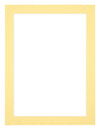 Paspartú Tamaño del Marco 60x80 cm - Tamaño de la Foto 55x75 cm - Amarillo
