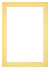 Paspartú Tamaño del Marco 60x84 cm - Tamaño de la Foto 50x75 cm - Amarillo