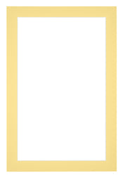 Paspartú Tamaño del Marco 60x90 cm - Tamaño de la Foto 55x85 cm - Amarillo