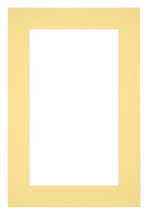 Paspartú Tamaño del Marco 62x93 cm - Tamaño de la Foto 50x70 cm - Amarillo