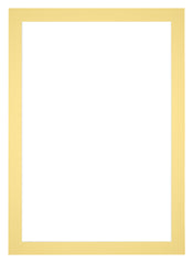 Paspartú Tamaño del Marco 70x100 cm - Tamaño de la Foto 61x91,5 cm - Amarillo