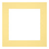 Paspartú Tamaño del Marco 70x70 cm - Tamaño de la Foto 55x55 cm - Amarillo