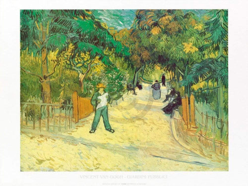 Vincent Van Gogh  Giardini Publici Reproducción de arte 80x60cm | Yourdecoration.es