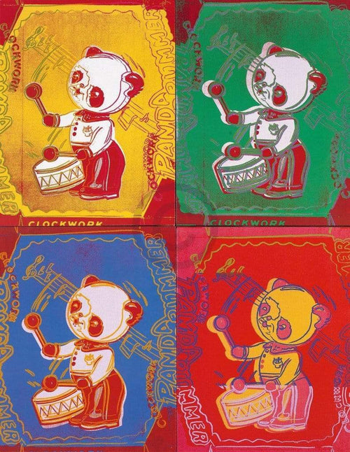 Andy Warhol  Four Pandas 1983 Reproducción de arte 65x84cm | Yourdecoration.es