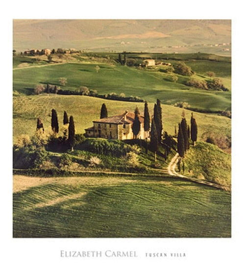 Elisabeth Carmel  Tuscan Villa Reproducción de arte 45x50cm | Yourdecoration.es