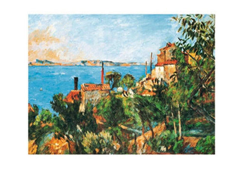 Paul CÃ©zanne  La Mer a l'Estaque Reproducción de arte 30x30cm | Yourdecoration.es